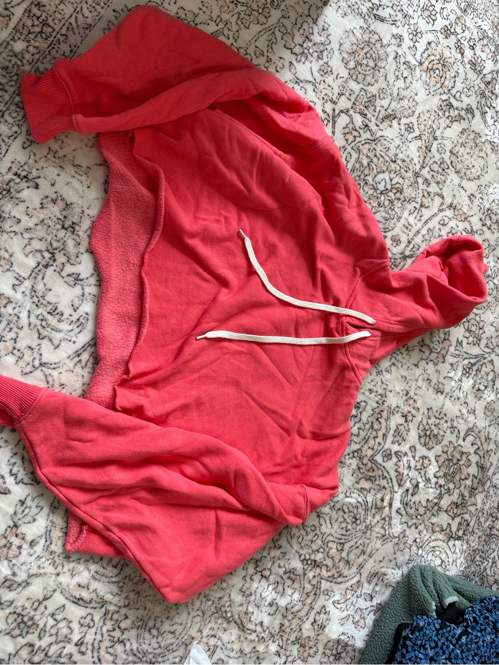 Gilded Intent Coral Pink Hoodie Sweatshirt